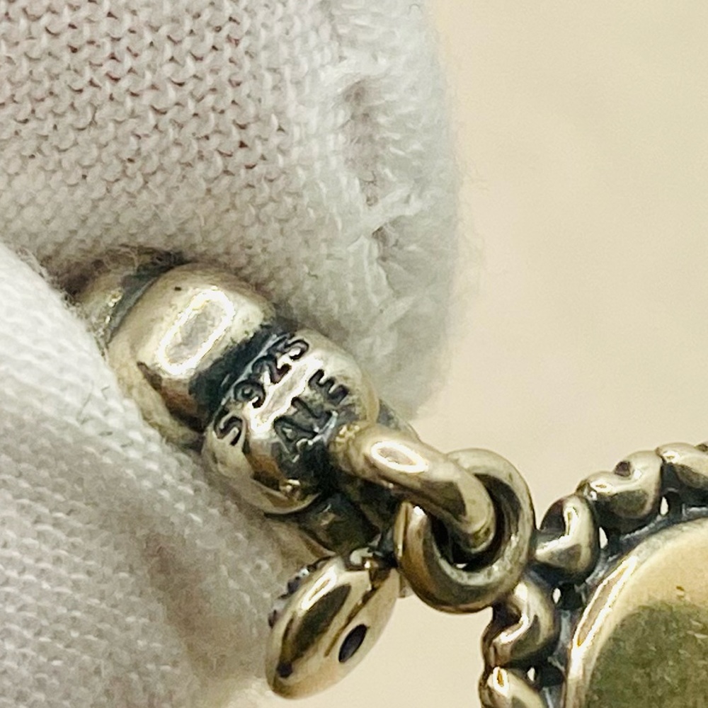 EUC Pandora 791128CZ Sterling Silver Grandmother Family Dangle Bead w/ Zirconia - Picture 5 of 6